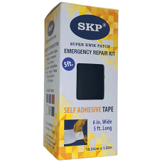 Repair Tape, Super Kwik Patch 14 OZ Black - 6" X 5' Adhesive Tape Roll